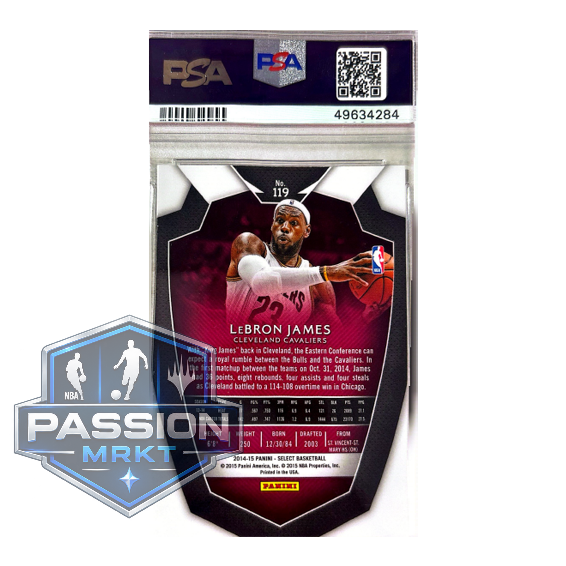 LeBron James PSA 9