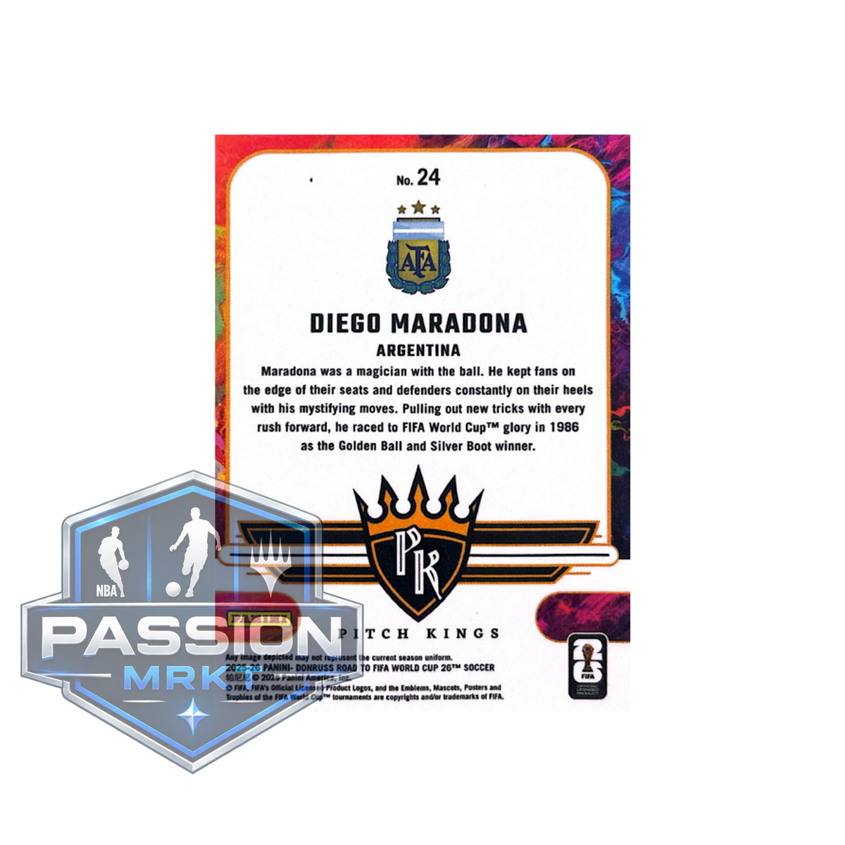 MARADONA (PITCH KING) - PANINI WORLD CUP DONRUSS